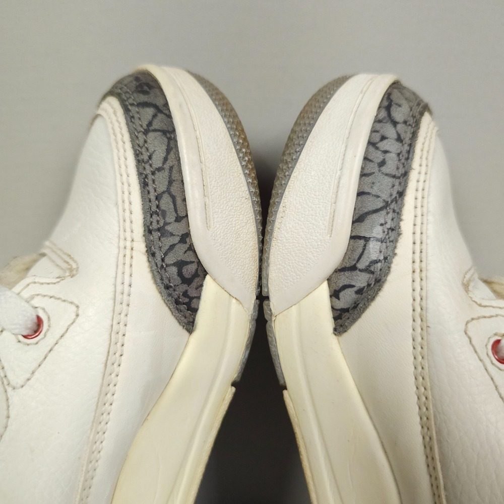 Nike Air Jordan 3 Retro Youth GS Size 1.5Y White Cement Reimagined - Picture 11 of 16